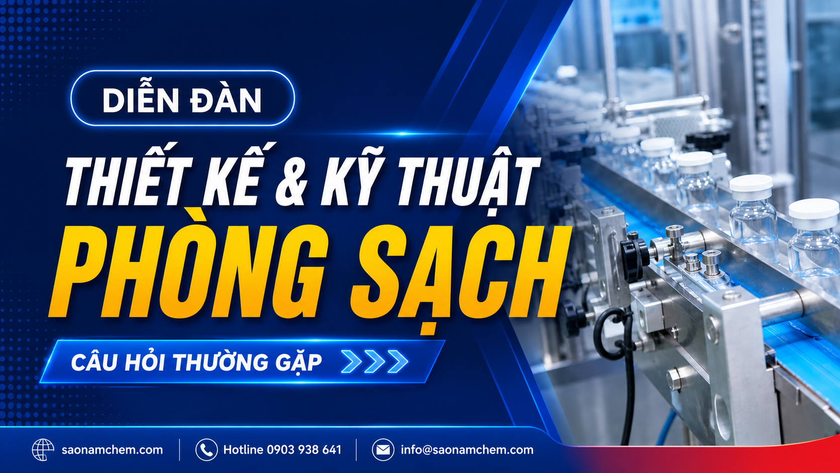  Câu Hỏi Thường Gặp - Diễn đàn Thiết kế và Kỹ thuật Phòng Sạch Hàng năm lần thứ 3